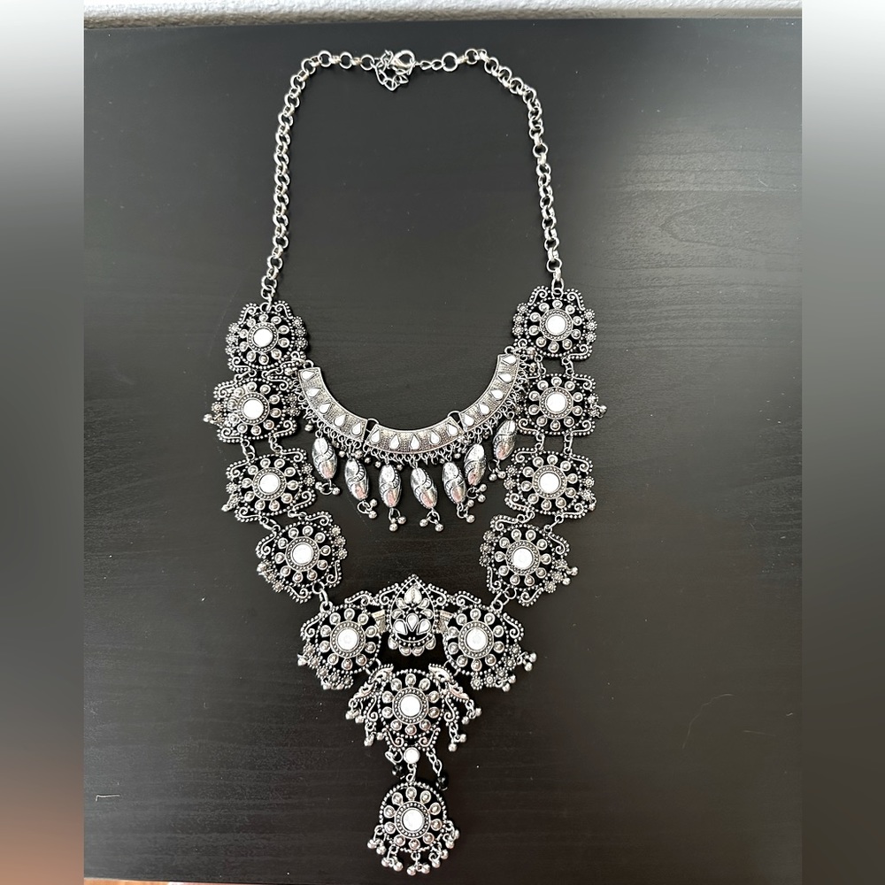 Silver Statement Necklace